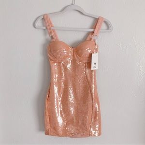 ✯ H&M Premium Sequined Mini Dress ✯